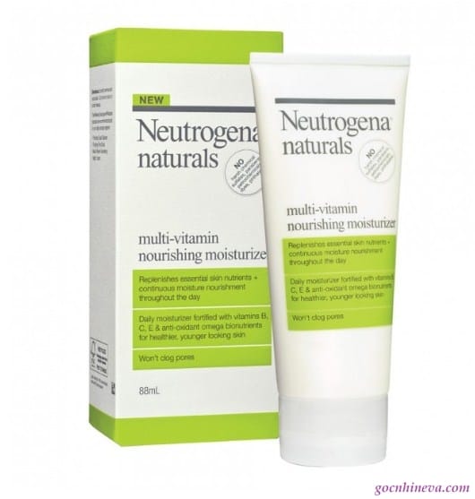 Neutrogena Naturals Multi Vitamin Nourishing Moisturizer dưỡng ẩm hiệu quả ngay từ lần sử dụng đầu tiên