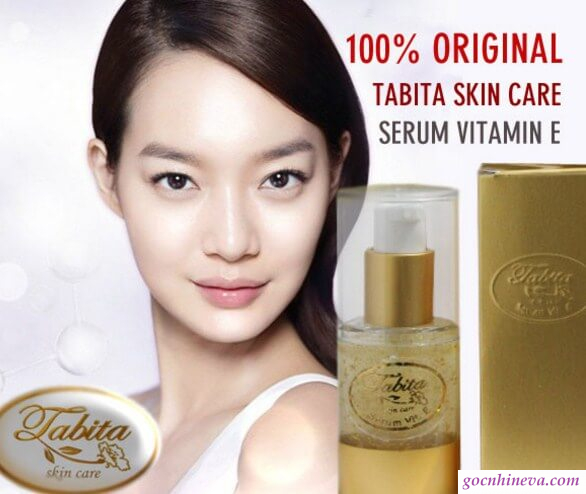 Serum Vitamin E Tabita Skin Care nuôi dưỡng chăm sóc da hiệu quả từ sâu bên trong
