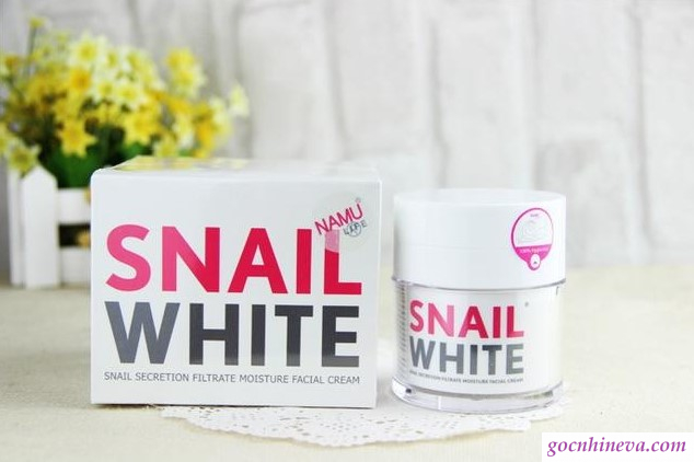 Kem dưỡng trắng da mặt Thái Lan Snail White