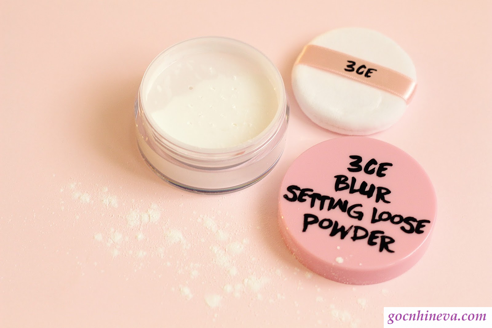 3CE Pink Rumour Blur Setting Loose Powder
