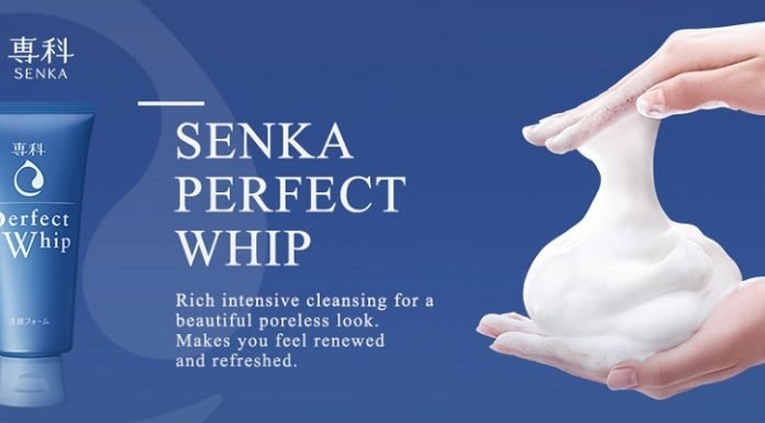 Sữa rửa mặt perfect whip senka