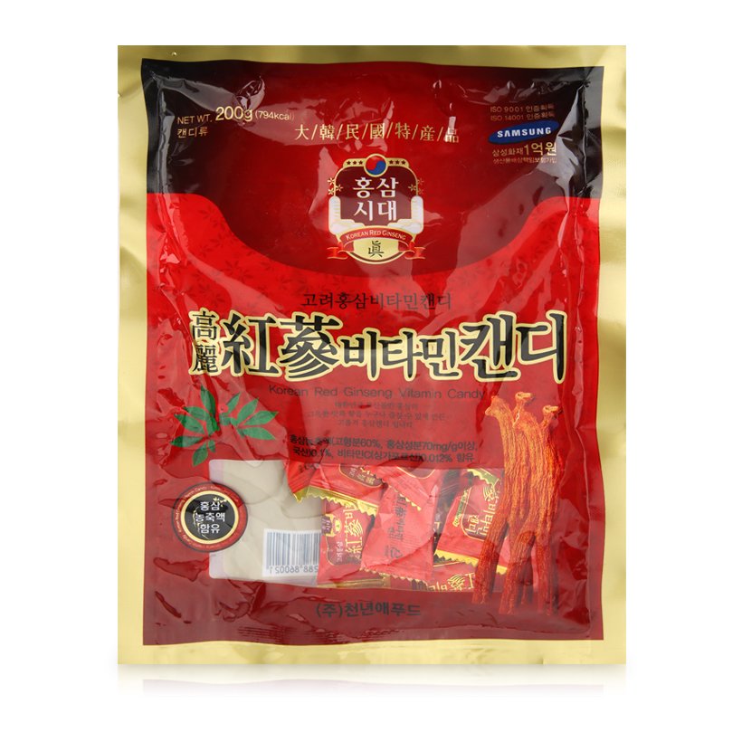 Kẹo hồng sâm Vitamin Hàn Quốc Korean Red Ginseng 200g﻿