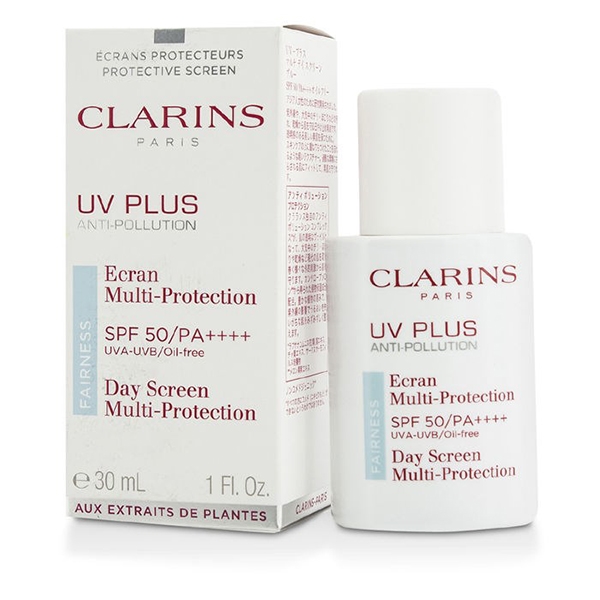 Review kem chống nắng Clarins UV Plus Anti - Pollution Day Screen Multi Protection SPF 50/PA++++