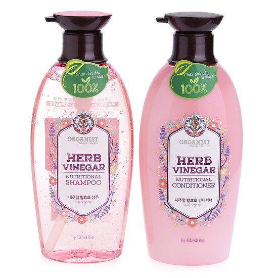 Dầu gội giấm thảo mộc tự nhiên Organist Natural Science Herb Vinegar Nutritional Shampoo Hàn Quốc﻿