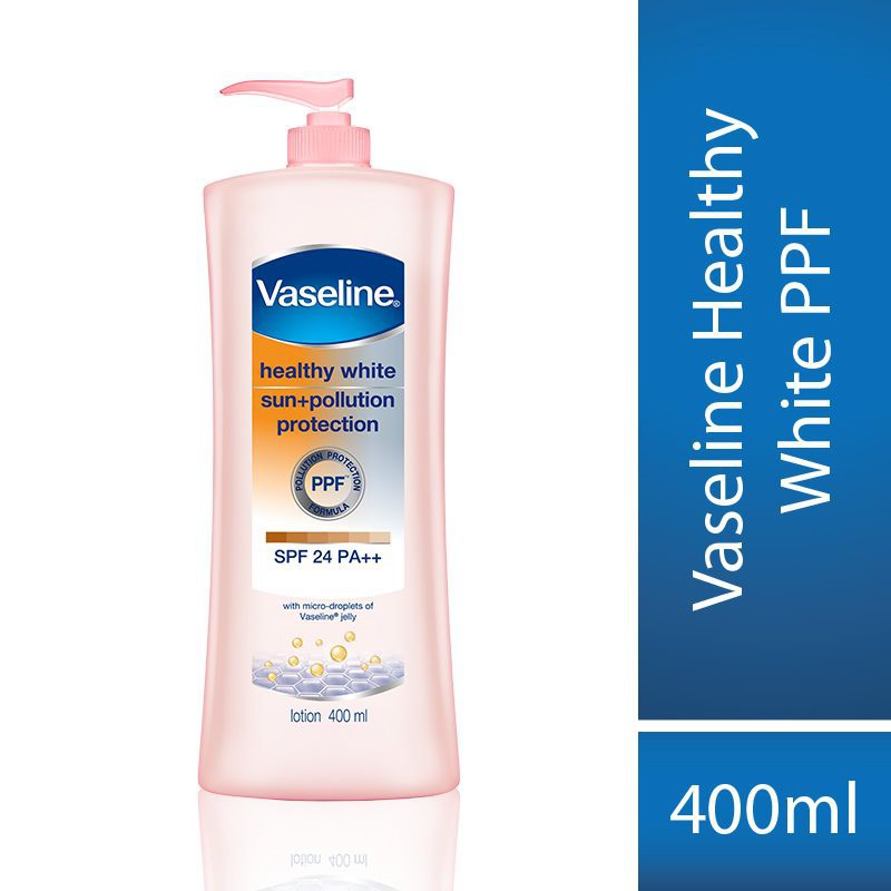 Sữa dưỡng thể Vaseline Healthy White Sun + Pollution Protection SPF 24 PA ++