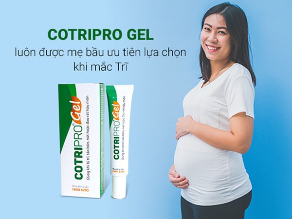Cotripro gel là gel bôi trĩ chính hãng đầu tiên được sản xuất tại Việt Nam với các thành phần dược liệu quý được chiết xuất theo công nghệ tiên tiến, giúp người bệnh hết đau, rát, sưng tấy, viêm nhiễm vùng hậu môn. hết bệnh trĩ sau 3-5 ngày sử dụng. Đối với trường hợp bị sa búi trĩ lâu năm nên áp dụng phương pháp này thường xuyên trong vòng 1 - 2 tháng để búi trĩ co lại dần. 
