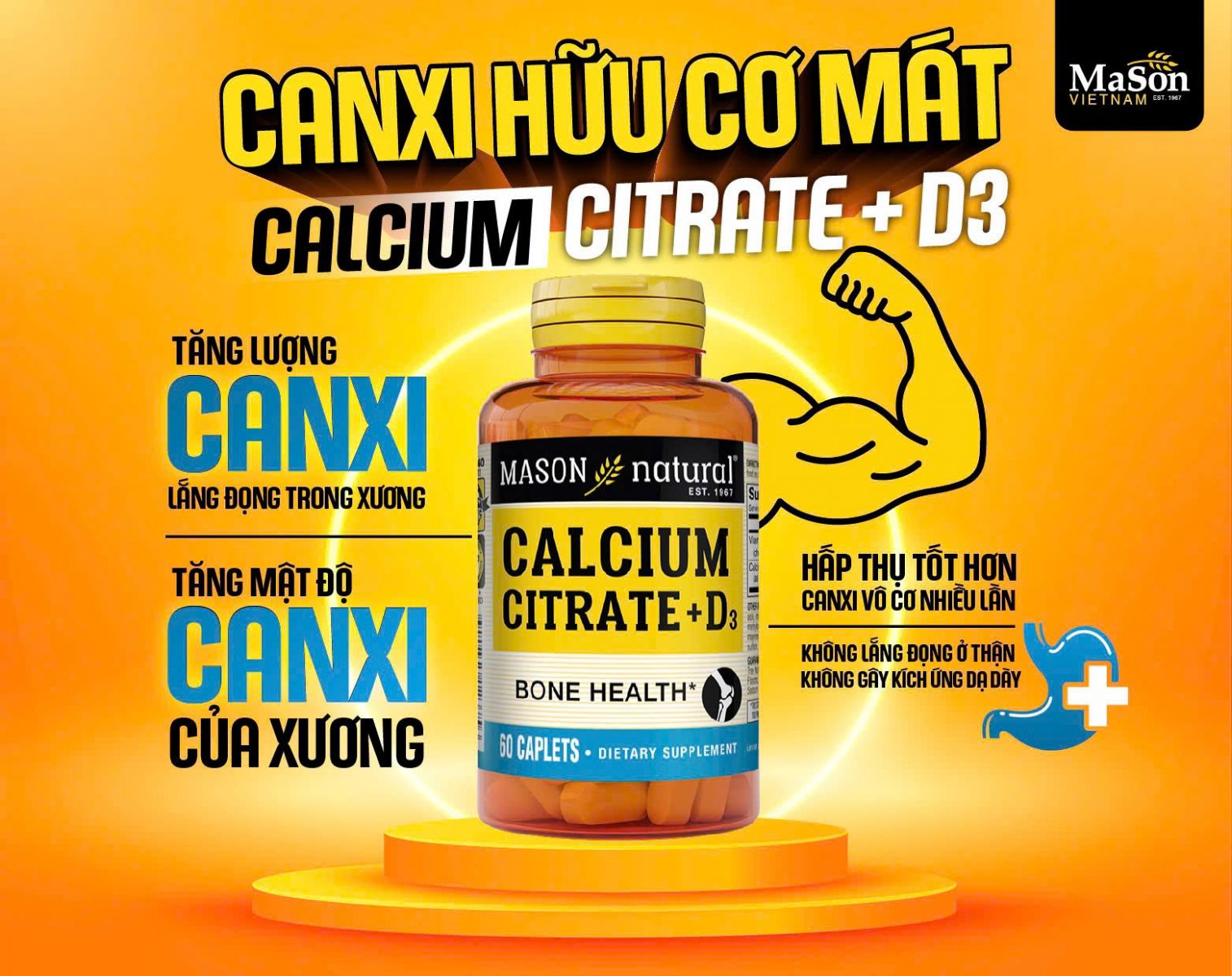 Calcium Citrate Là Gì: Công Dụng, Lợi Ích Và Tác Dụng Phụ Của Viên Uống Canxi