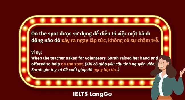 On The Spot Là Gì: Định Nghĩa, Ứng Dụng Và Kỹ Năng Xử Lý Tình Huống