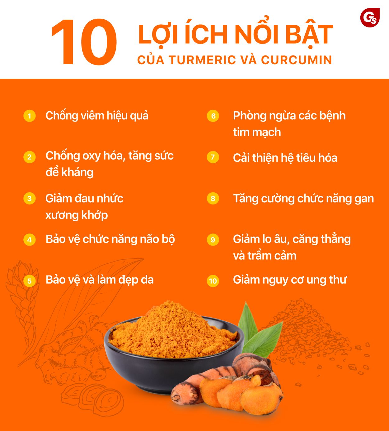 Turmeric Là Gì? Khám Phá Công Dụng Và Lợi Ích Sức Khỏe Của Nghệ