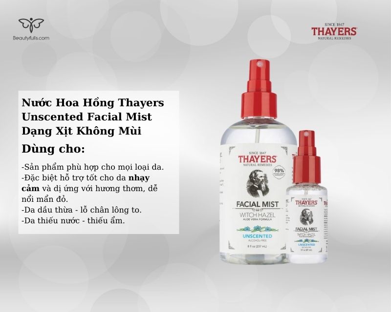 Các Loại Face Mist Phổ Biến Trên Thị Trường