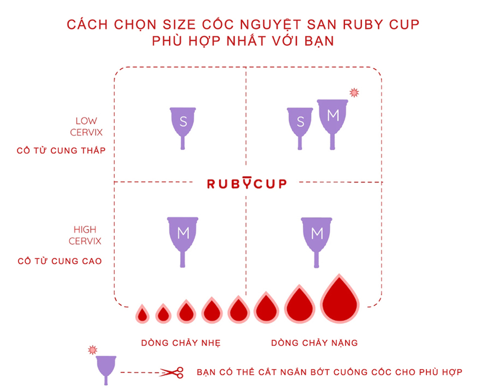 Cách Chọn Cốc Kinh Nguyệt Phù Hợp