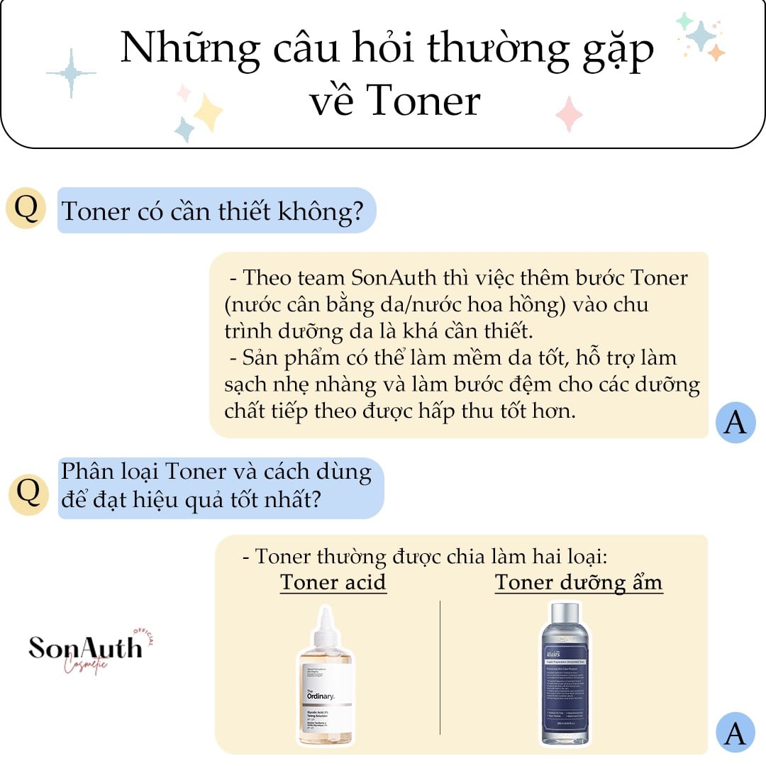 Câu hỏi thường gặp về toner