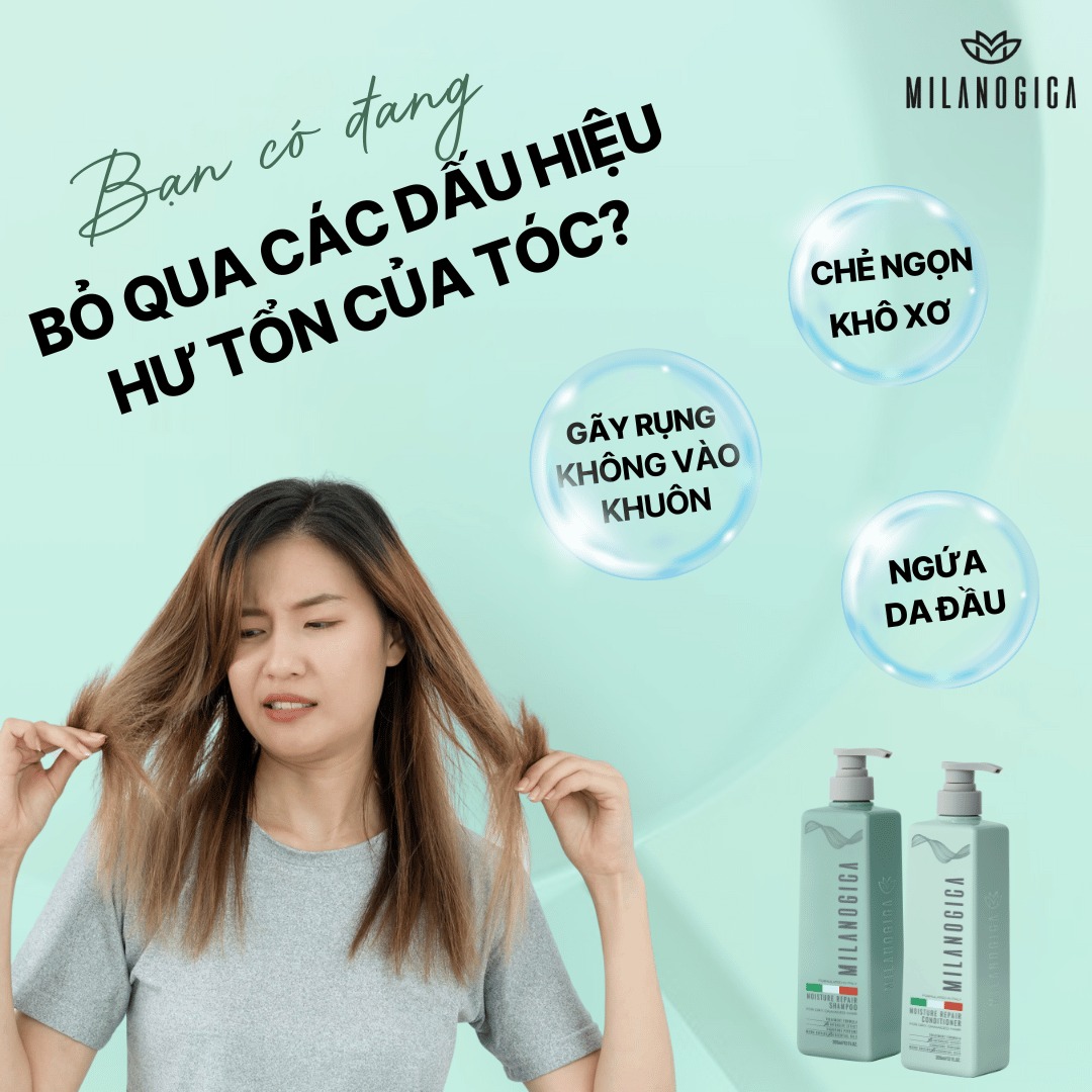 Dấu hiệu nhận biết tóc hư tổn